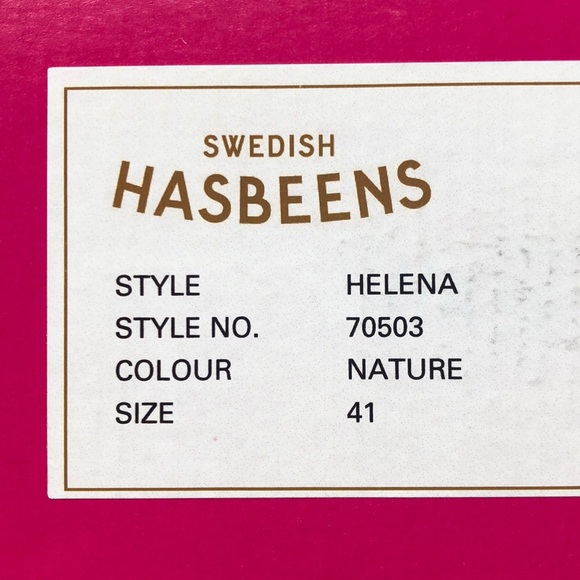 BRAND NEW Swedish Hasbeens HELENA clog sandals 41 - Picture 6 of 6